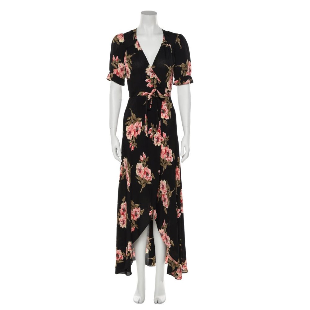 REFORMATION Addilyn Floral Print Long Dress Size: XS